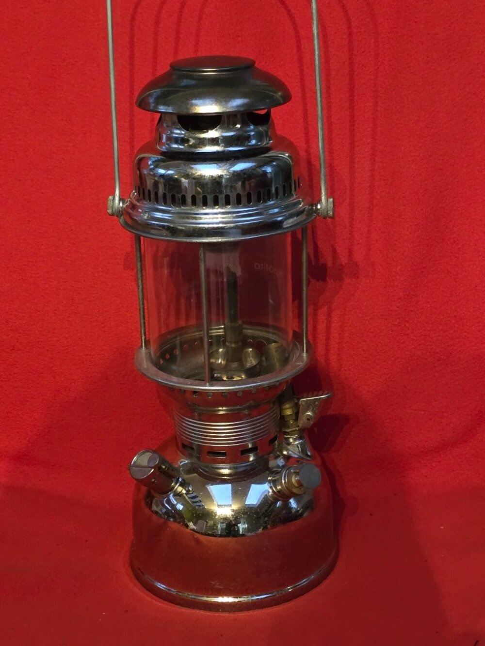 1988 Hipólito Force 10 Chrome Kerosene Pressure Lantern – Portugal